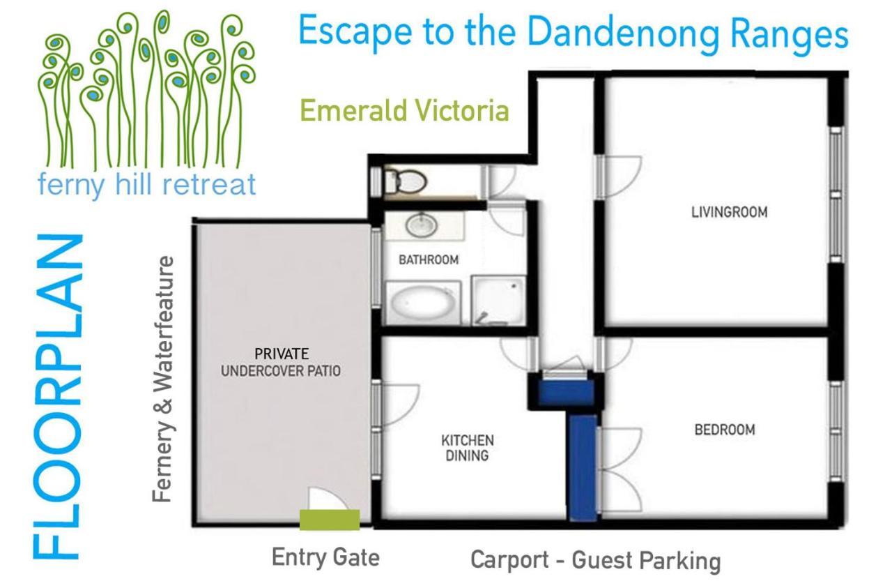 شقة Ferny Hill Retreat, Emerald Victoria المظهر الخارجي الصورة